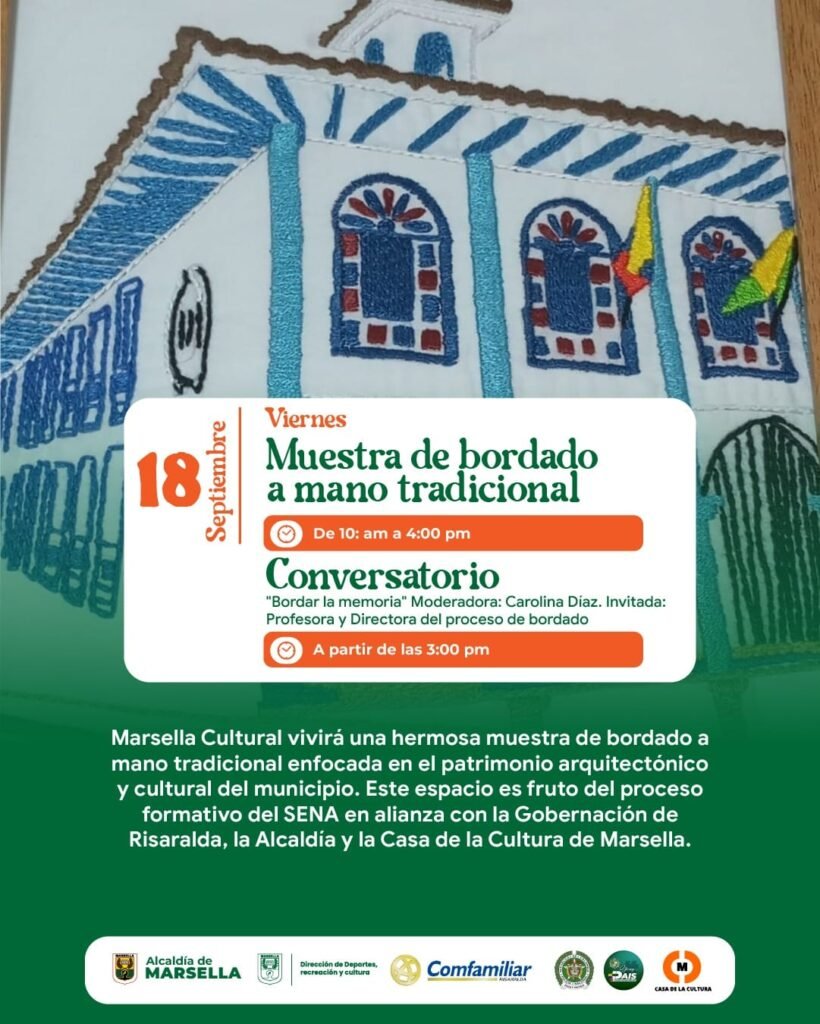 Muestra de Bordado a mano tradicional - Marsella